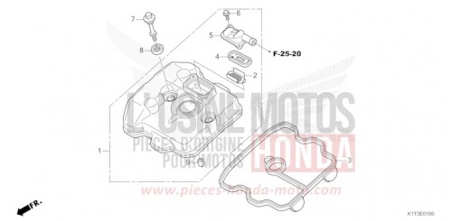 COUVERCLE DE CULASSE CRF300LRAM de 2021